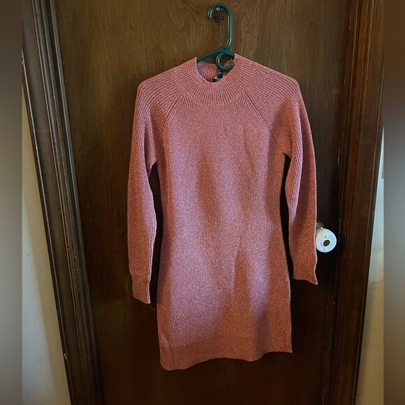 Adeline sweater mini dress metallic pink - Picture 10 of 12